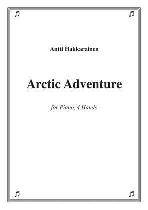 Book cover for Arctic Adventure - Piano, 4 Hands