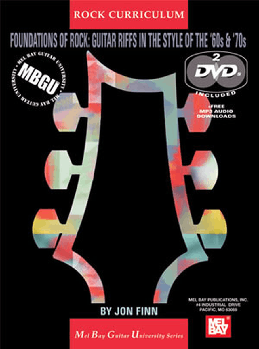 MBGU Foundations of Rock: Guitar Riffs in the Style of the '60s & '70s Electric Guitar scores gallery preview page 1