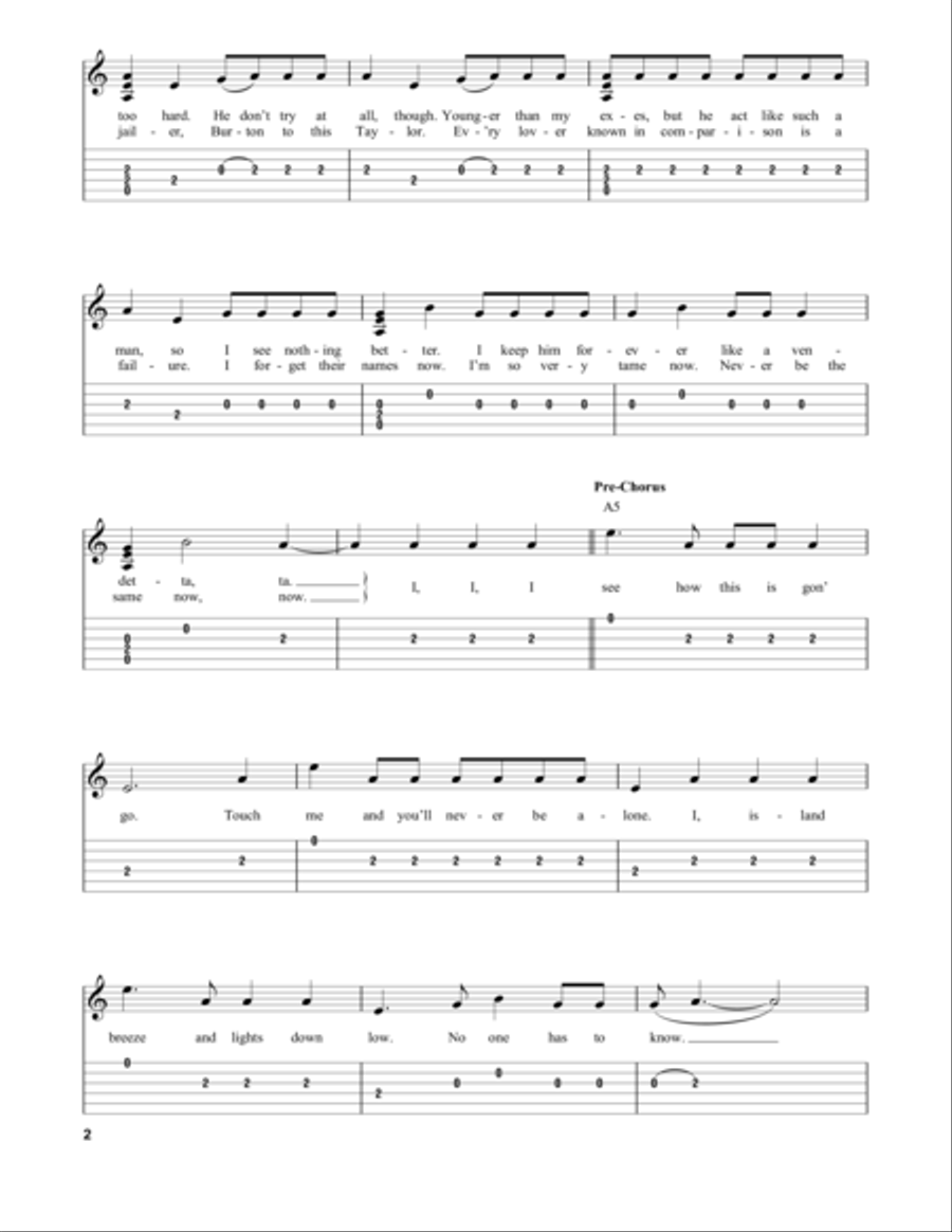 ...Ready For It? Acoustic Guitar scores gallery preview page 2