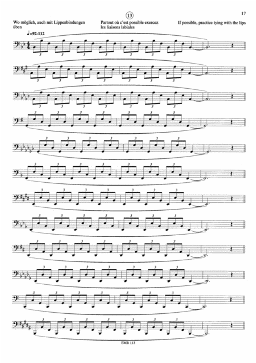 Tagliche Ubungen / Exercices Journaliers / Daily Drills Tuba scores gallery preview page 10