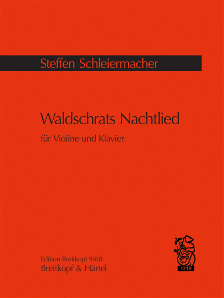 Waldschrats Nachtlied Waldschrats Nachtlied Violin Solo scores gallery preview page 1