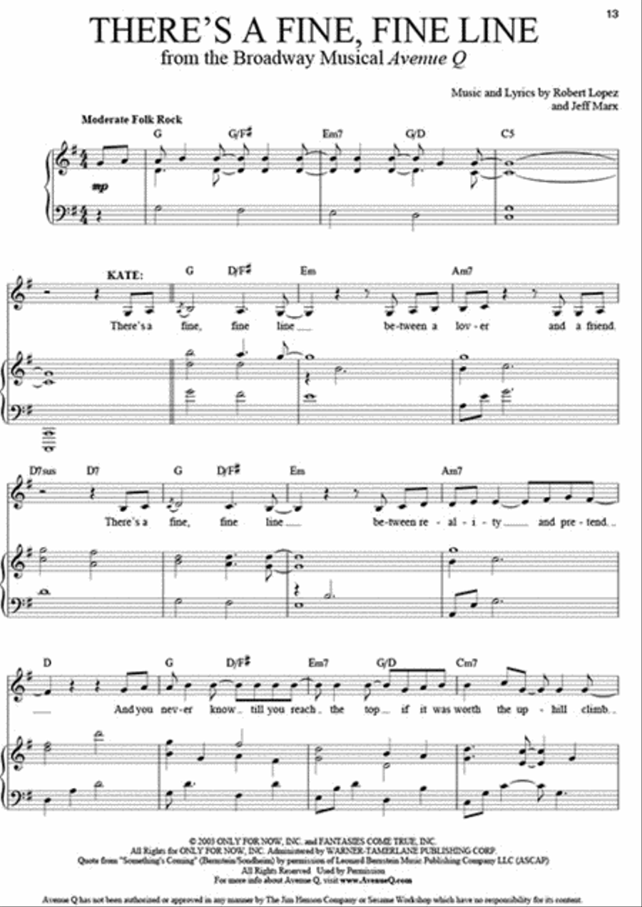 Contemporary Theatre Songs - Belter/Mezzo-Soprano Mezzo-Soprano Voice scores gallery preview page 5