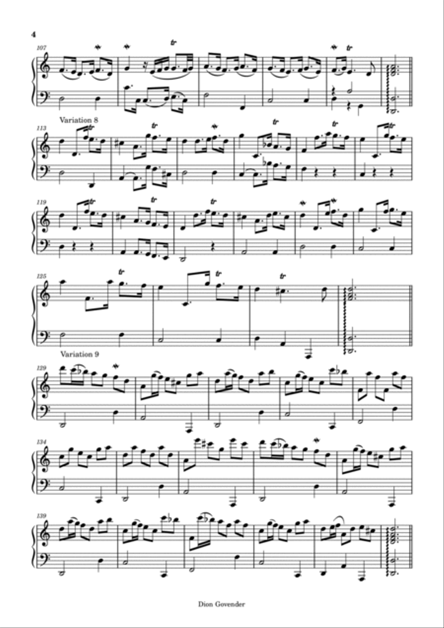 Les Folies d'Espagne Les Folies d'Espagne Piano Solo scores gallery preview page 4