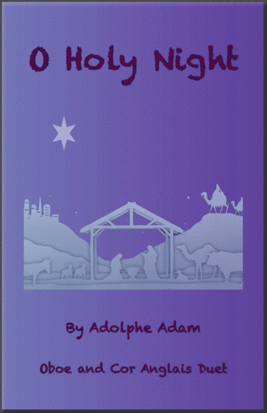 O Holy Night, (Cantique de Noel), Oboe and Cor Anglais, (or English Horn) Duet Woodwind Duet scores gallery preview page 1