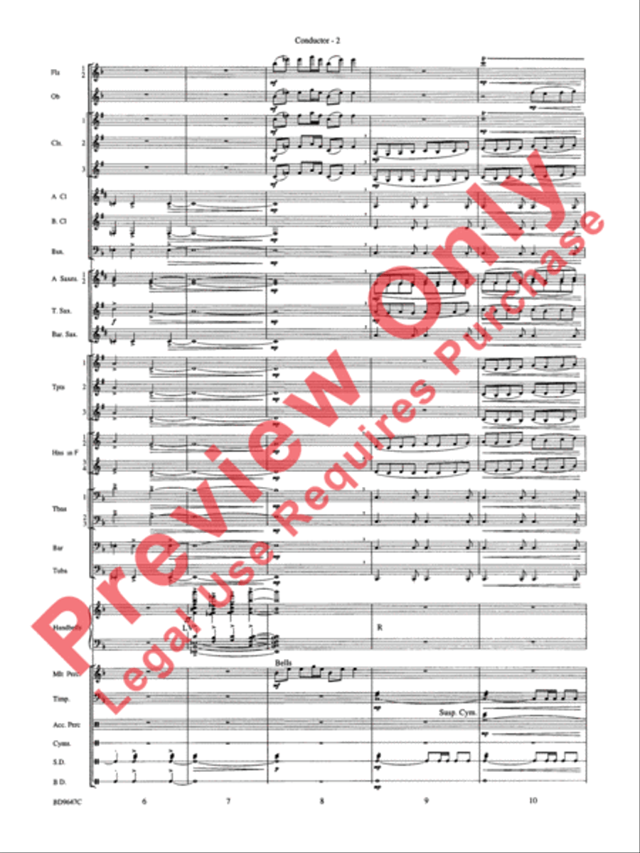 Tidings! (A Christmas Carol Fantasy) Concert Band scores gallery preview page 4
