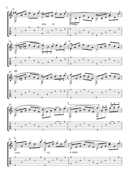 Ave Maria guitar solo Bach Gounod Acoustic Guitar - Digital Sheet Music