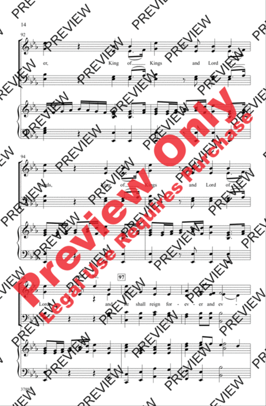 A Classic Christmas 4-Part scores gallery preview page 14