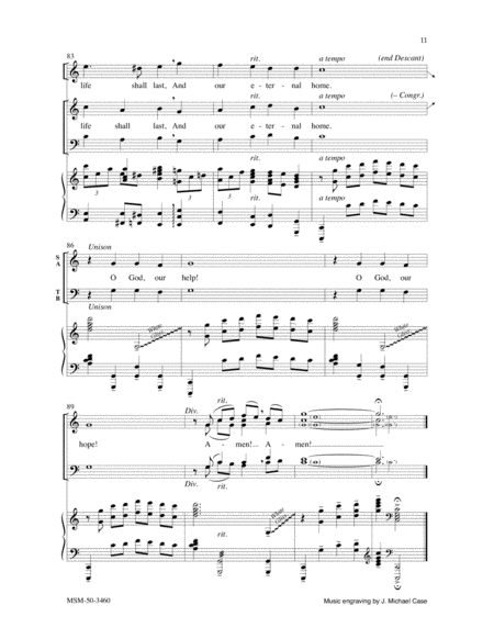 O God, Our Help in Ages Past (Choral Score) image number null