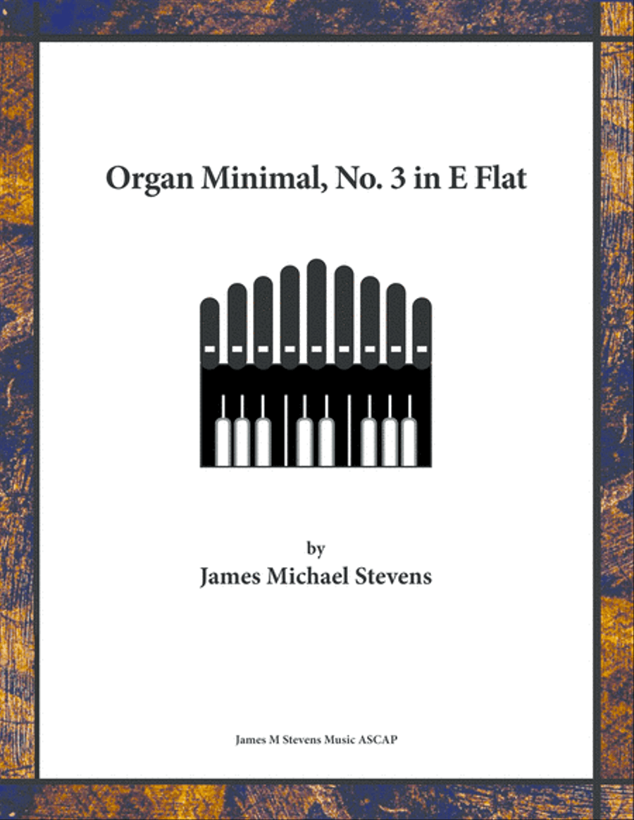 Organ Minimal, No. 3 in E Flat Organ Solo scores gallery preview page 1