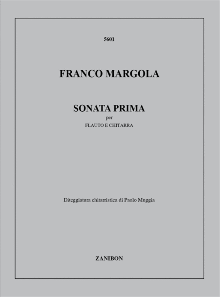Sonata prima Sonata prima Flute scores gallery preview page 1