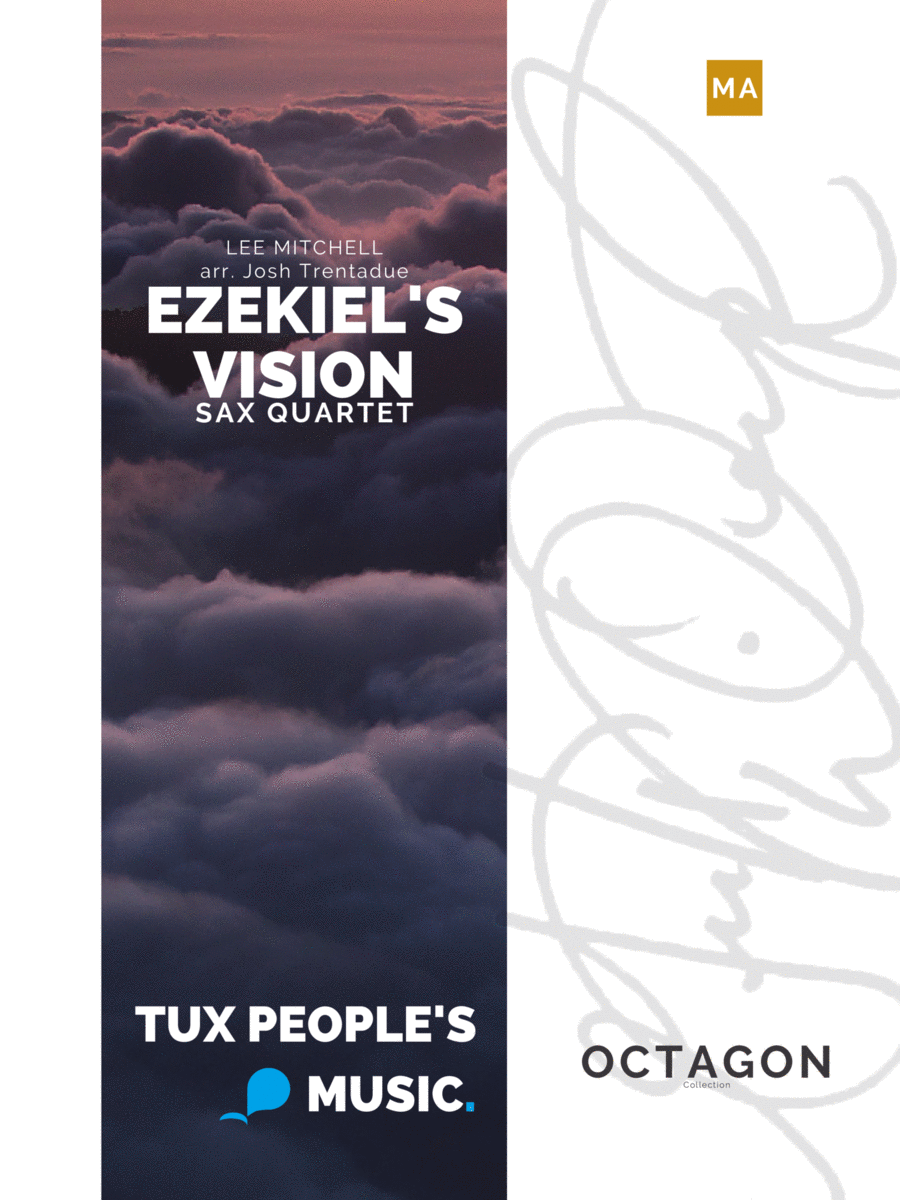 Ezekiel's Vision Saxophone Quartet scores gallery preview page 1