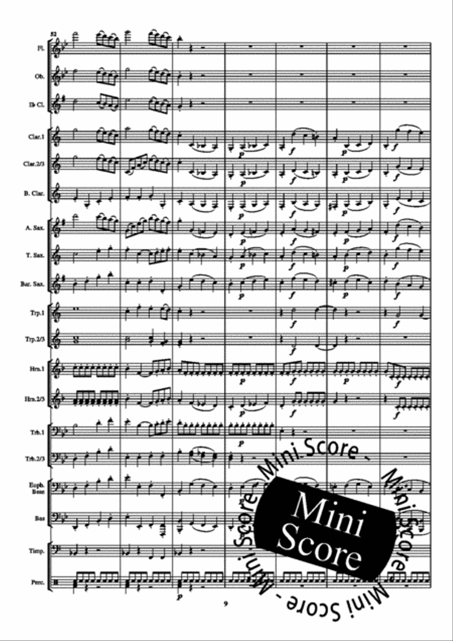 Mirabell Concert Band scores gallery preview page 13