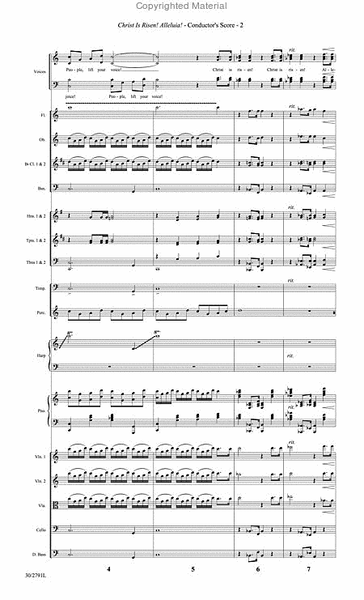 Christ Is Risen! Alleluia! - Orchestral Score and CD with Printable Parts