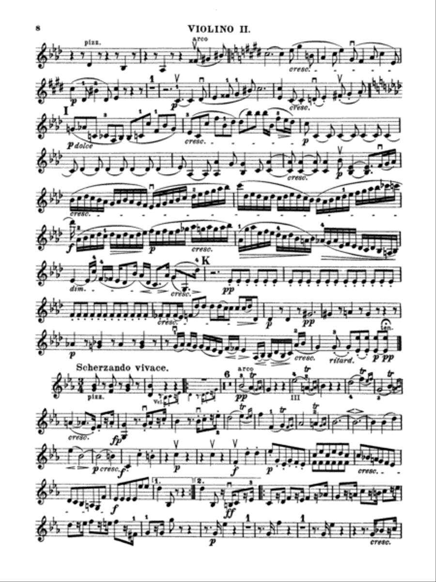 Beethoven: String Quartet, Op. 127 No. 12 String Quartet scores gallery preview page 6