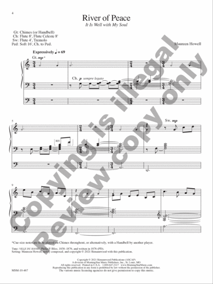 It Is Well with My Soul Organ scores gallery preview page 3