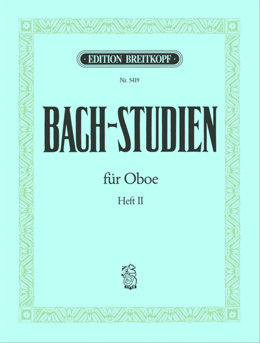 Bach-Studies for Oboe Oboe Solo scores gallery preview page 1