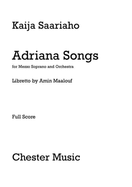 Adriana Songs (Full Score)