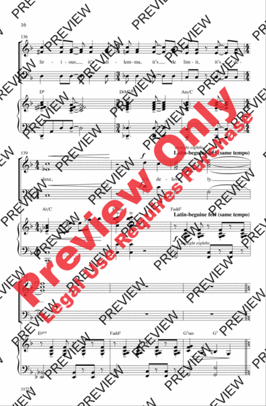 Let's Fall in Love 3-Part scores gallery preview page 16