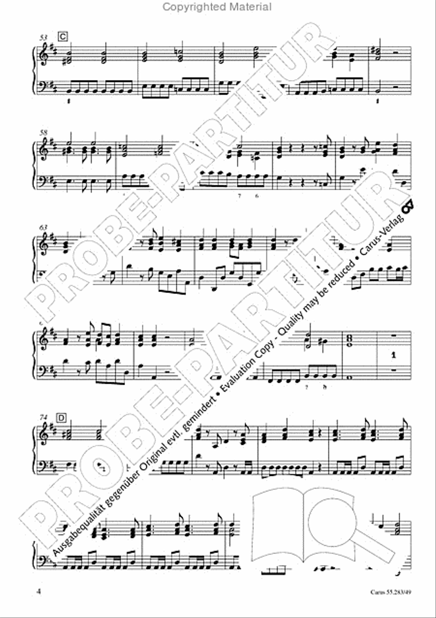 Te Deum for the Victory of Dettingen Organ scores gallery preview page 5