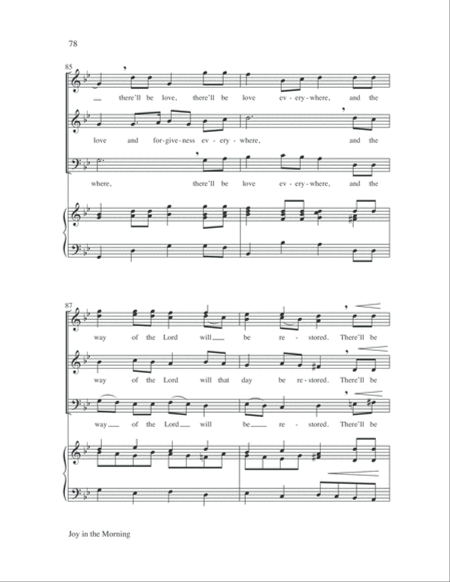 Easy Anthems, Vol. 4 Easy Anthems, Vol. 4 3-Part scores gallery preview page 79