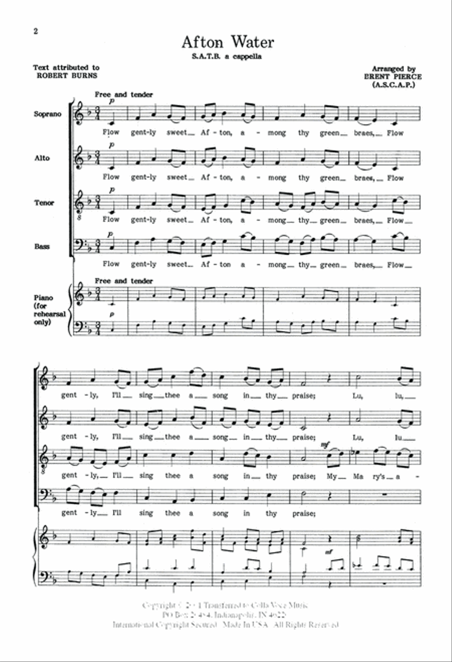 Afton Water 4-Part scores gallery preview page 2
