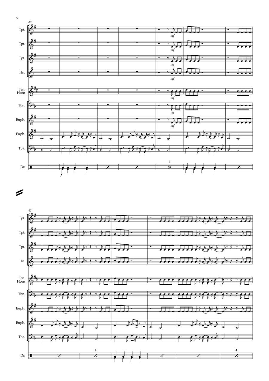 Seven Nation Army Large Ensemble scores gallery preview page 6
