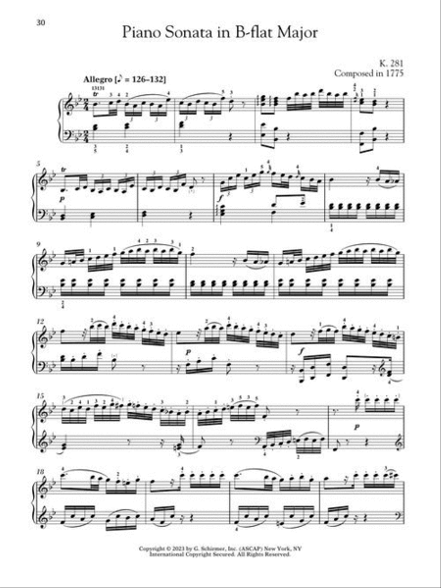 Piano Sonatas, Volume 1 – Schirmer Performance Editions
