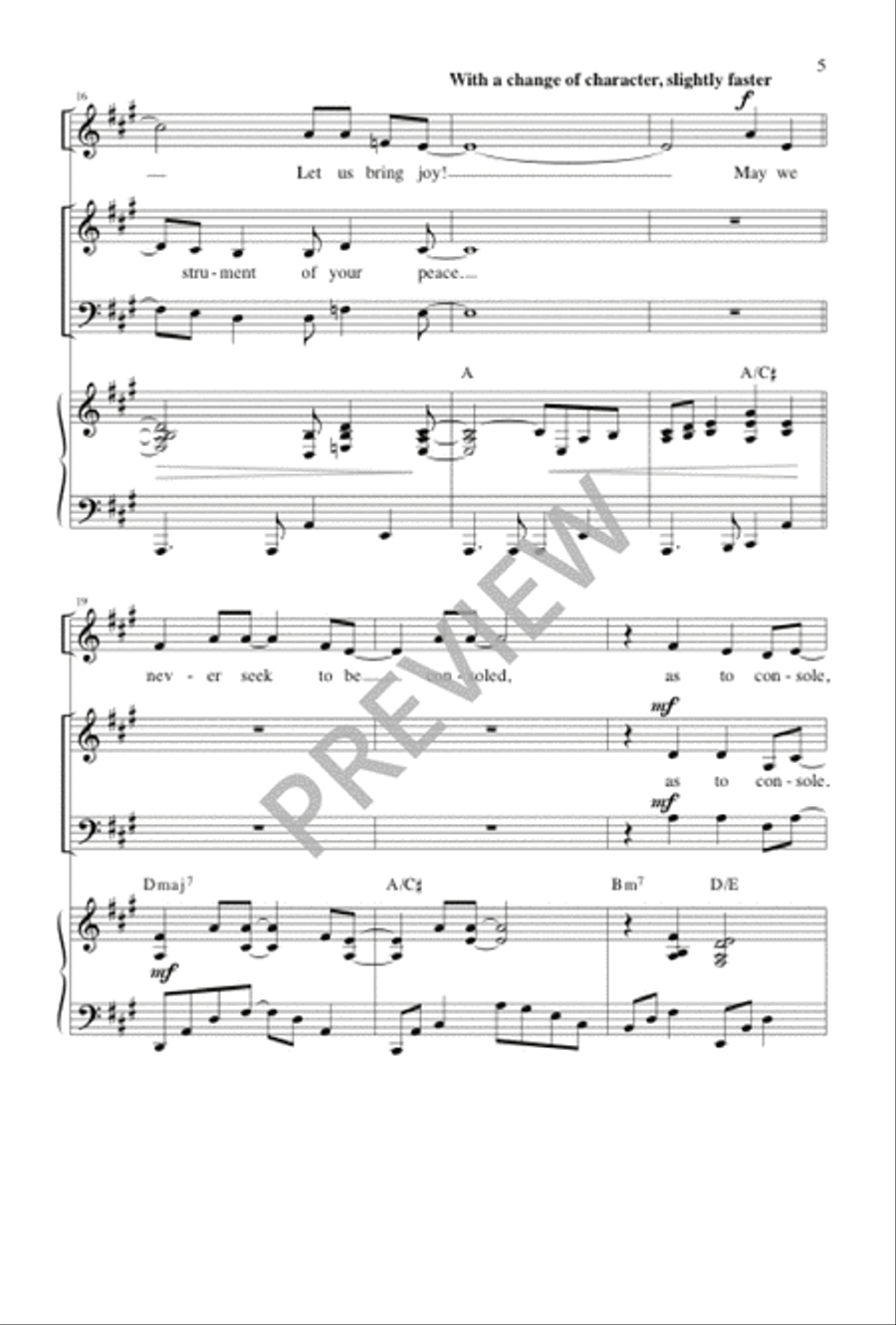 Make Me an Instrument of Your Peace 2-Part scores gallery preview page 5