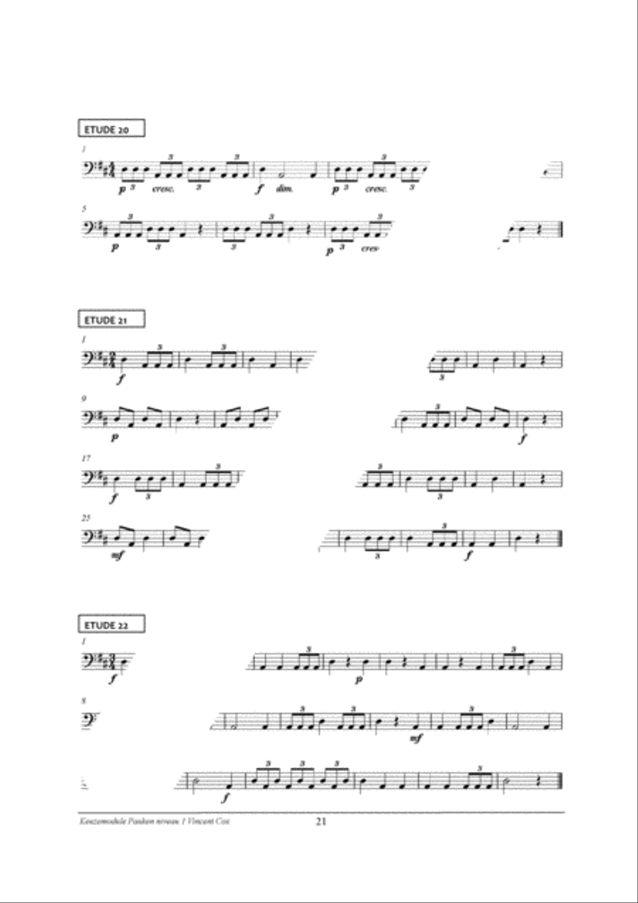 Percussion Modular: Pauken 1 Percussion scores gallery preview page 23