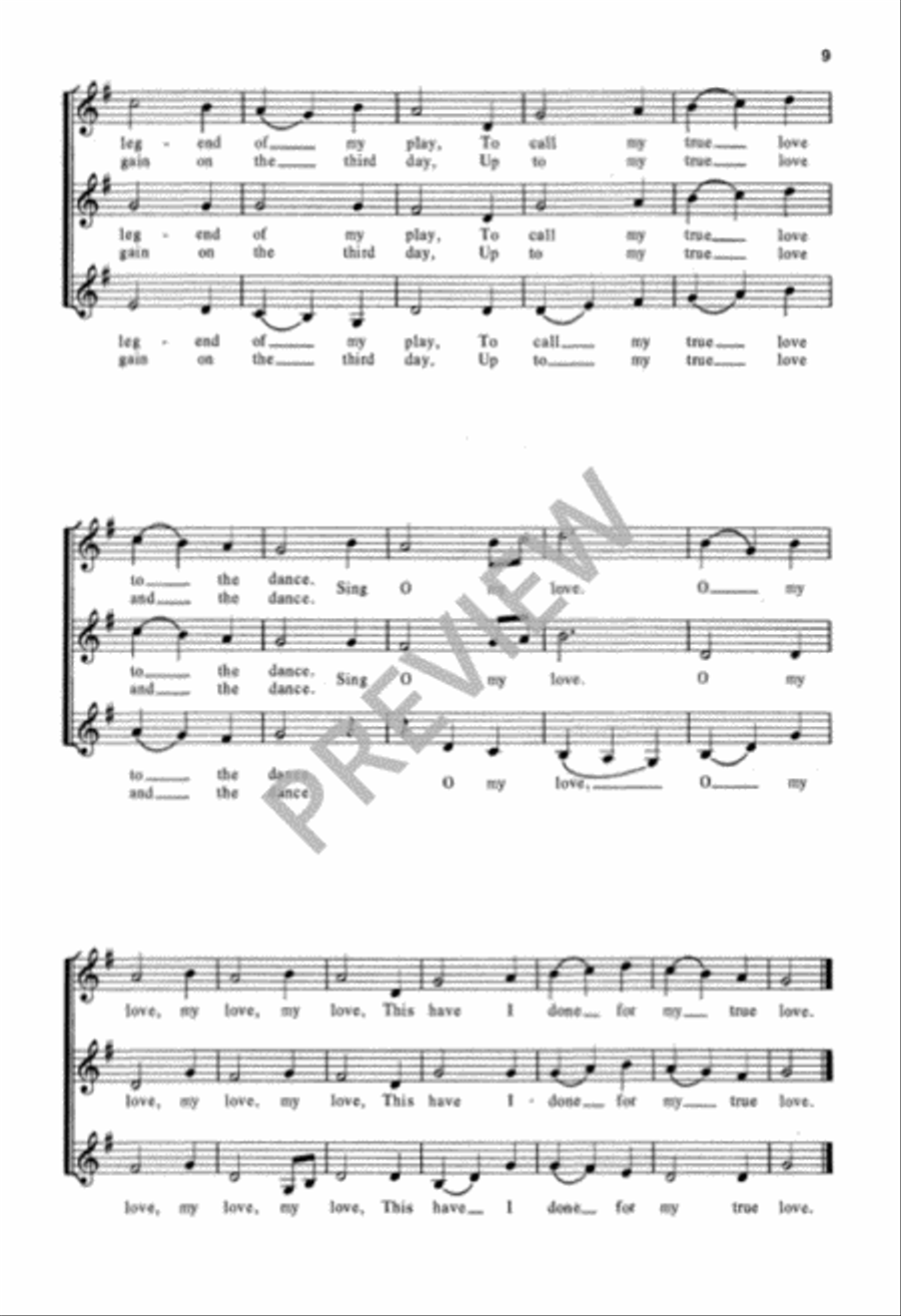 Eight Short Easter Carols SSA scores gallery preview page 10
