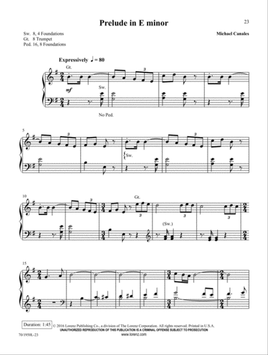 Inventions for Worship Organ Solo scores gallery preview page 10