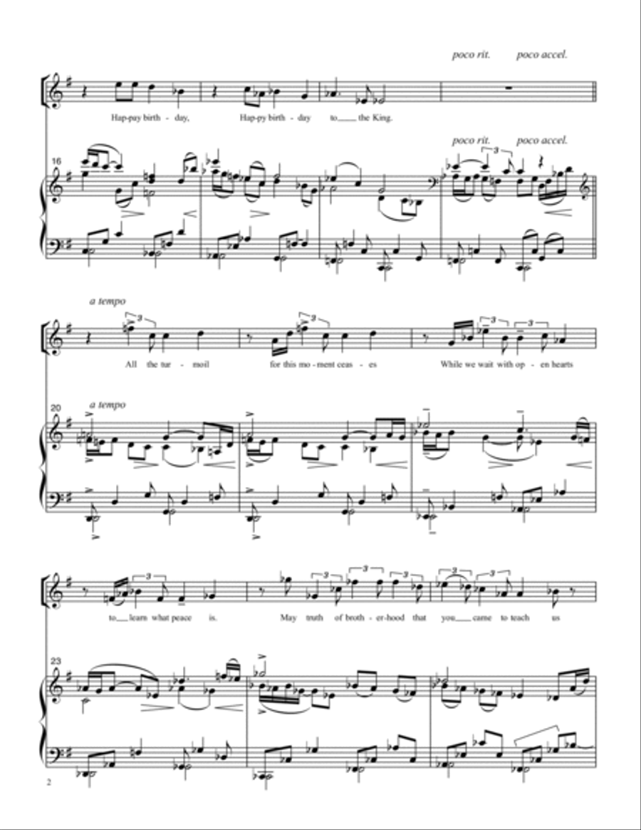 [Adams] Song to Baby Jesus (from Daybirth) Voice scores gallery preview page 6