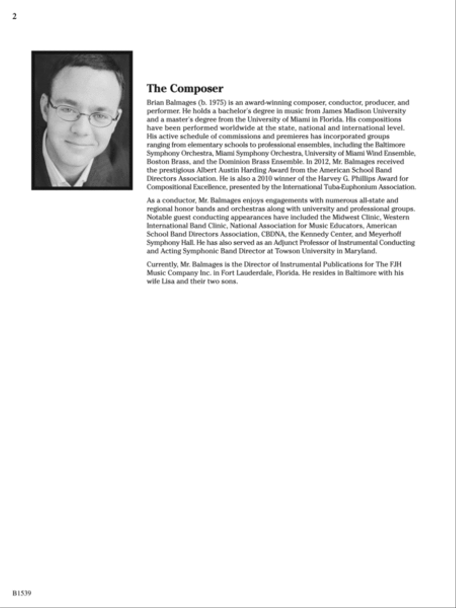 A House Divided: Score A House Divided: Score Concert Band scores gallery preview page 2