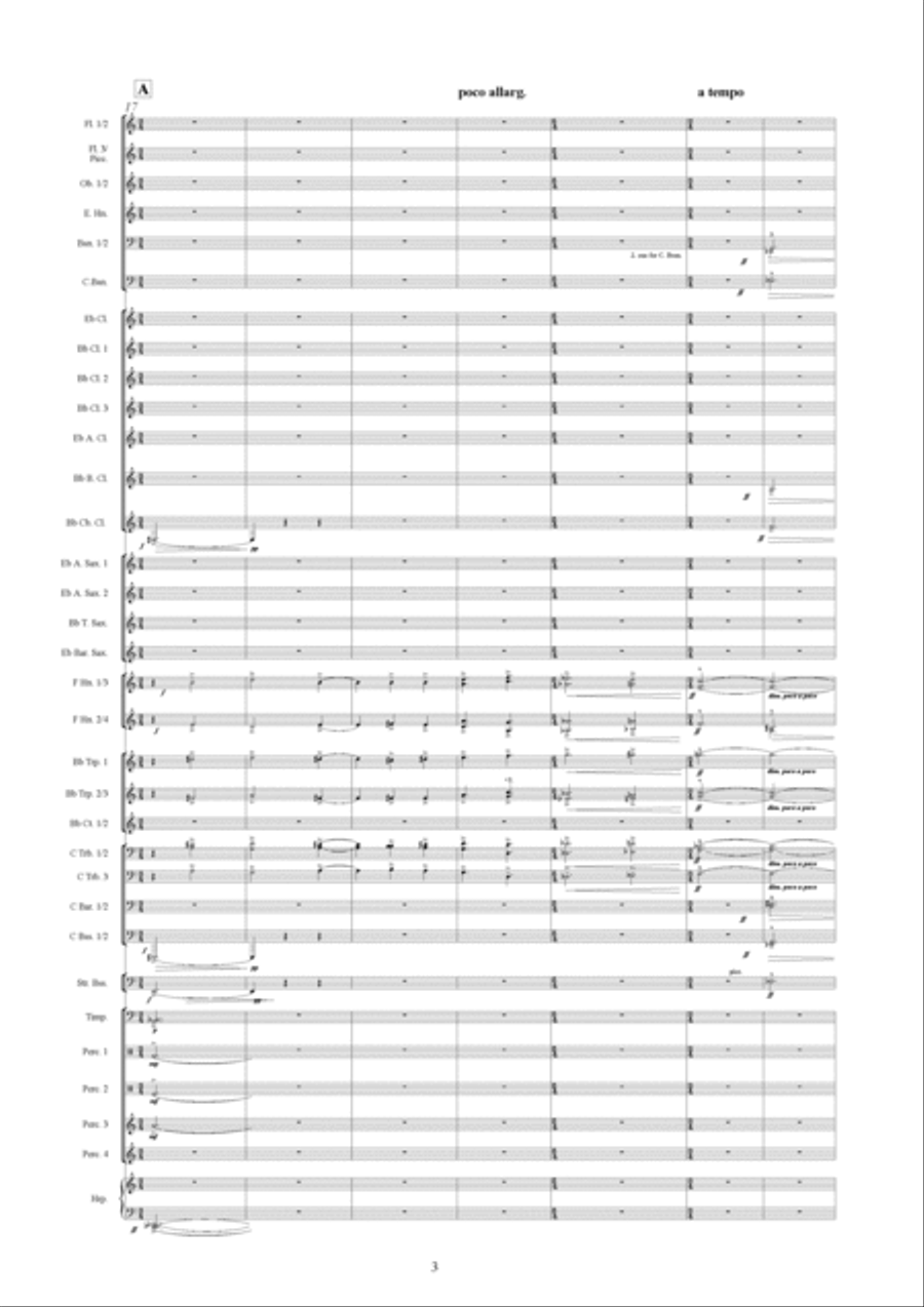 Symphonic Variations Concert Band scores gallery preview page 4