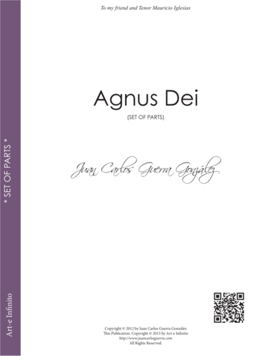 Agnus Dei (SET OF PARTS) Small Ensemble scores gallery preview page 1