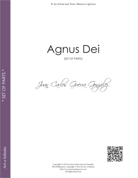 Agnus Dei (SET OF PARTS)