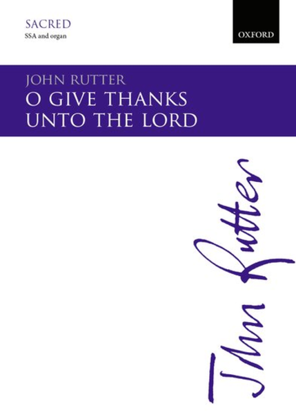 O give thanks unto the Lord image number null