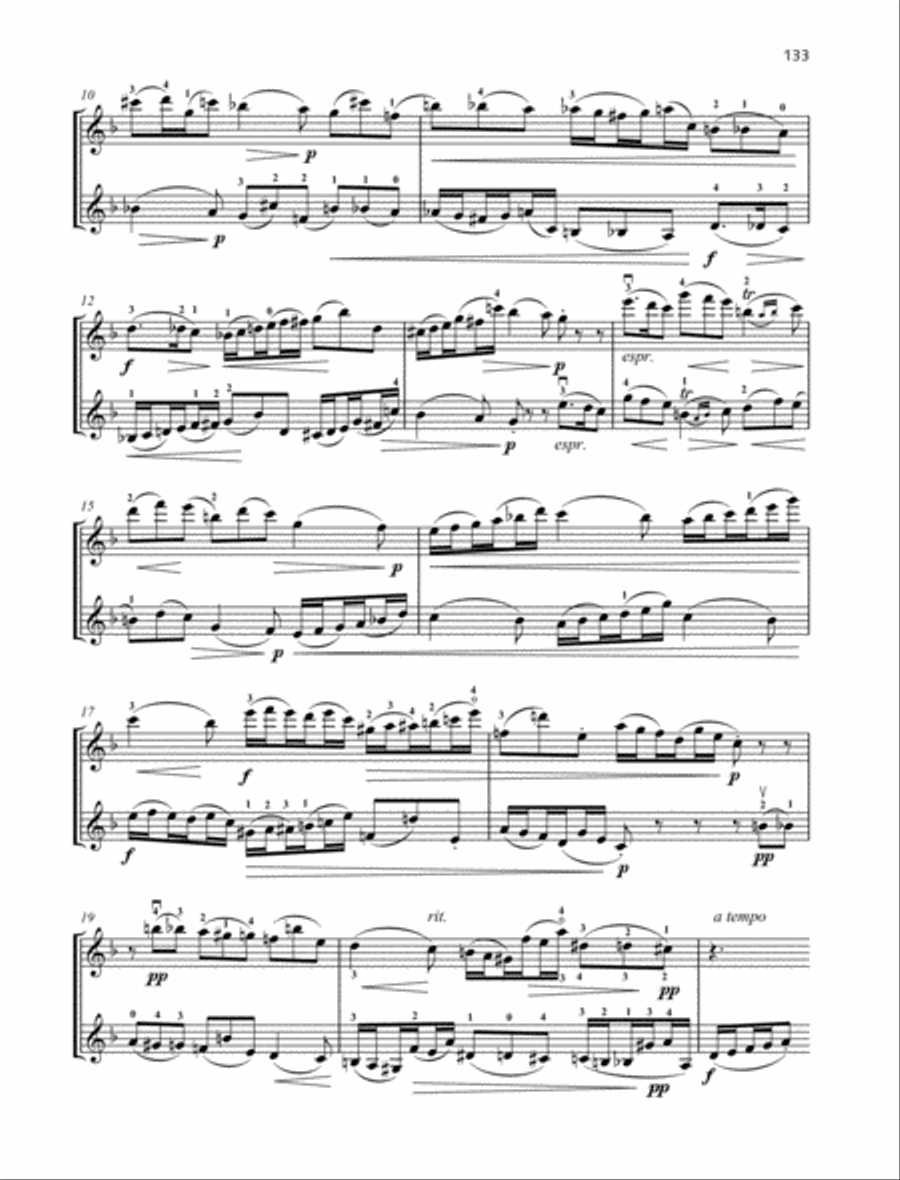 Duo in the Old Style D minor Violin scores gallery preview page 2