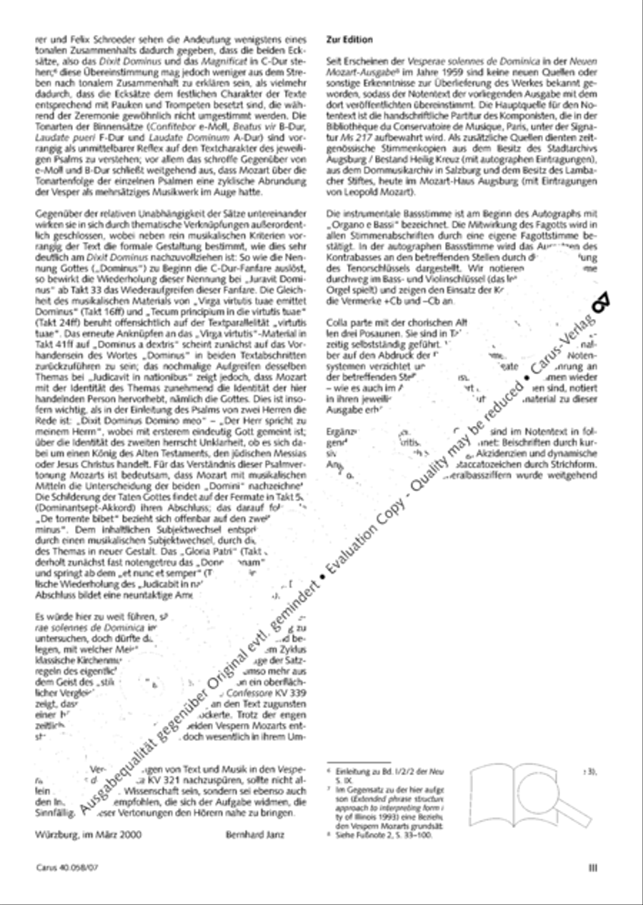 Vesperae solennes de Dominica 4-Part scores gallery preview page 4
