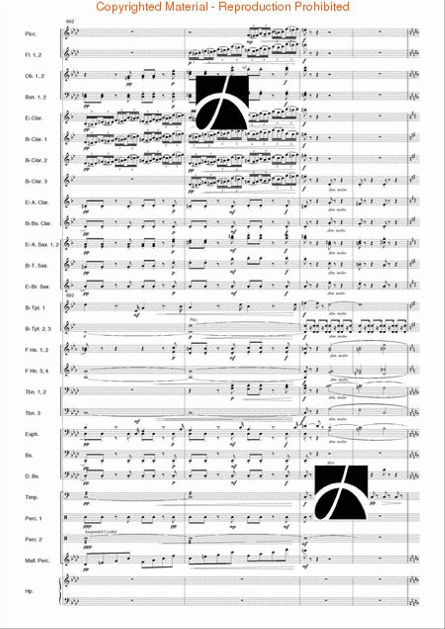 Carmen Suite Carmen Suite Concert Band scores gallery preview page 74