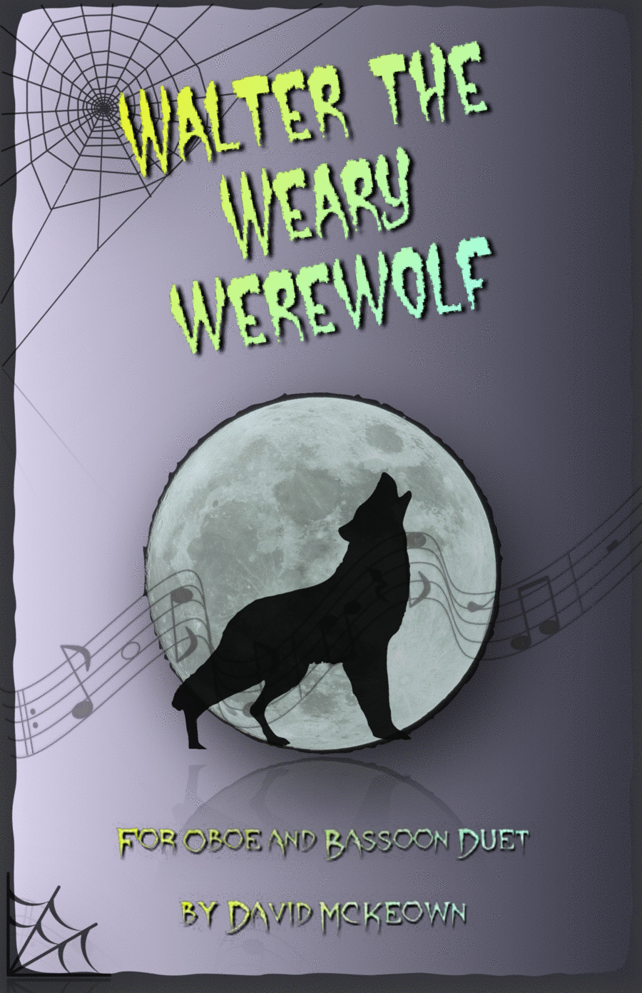 Walter the Weary Werewolf, Halloween Duet for Oboe and Bassoon Woodwind Duet scores gallery preview page 1