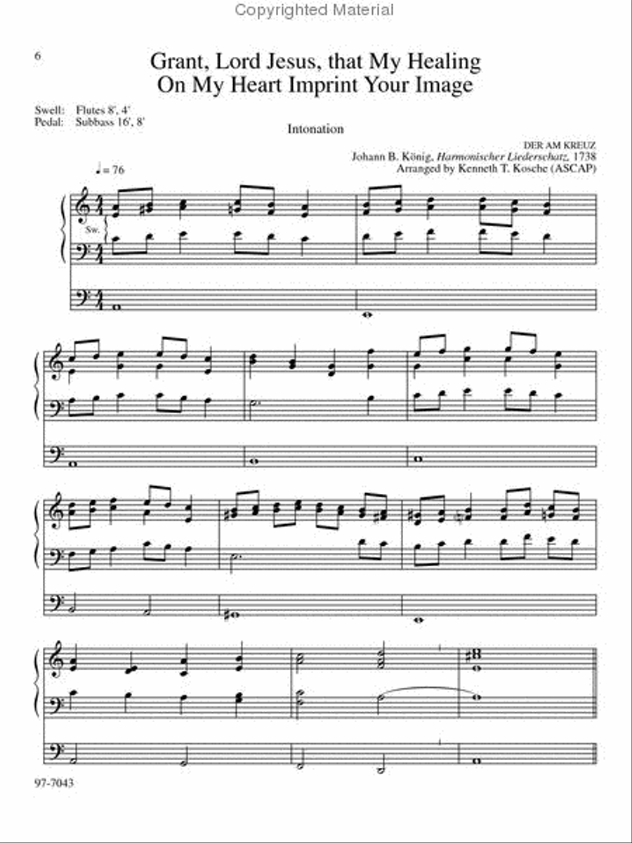 Sonus Novus, Vol. 1 Organ scores gallery preview page 3