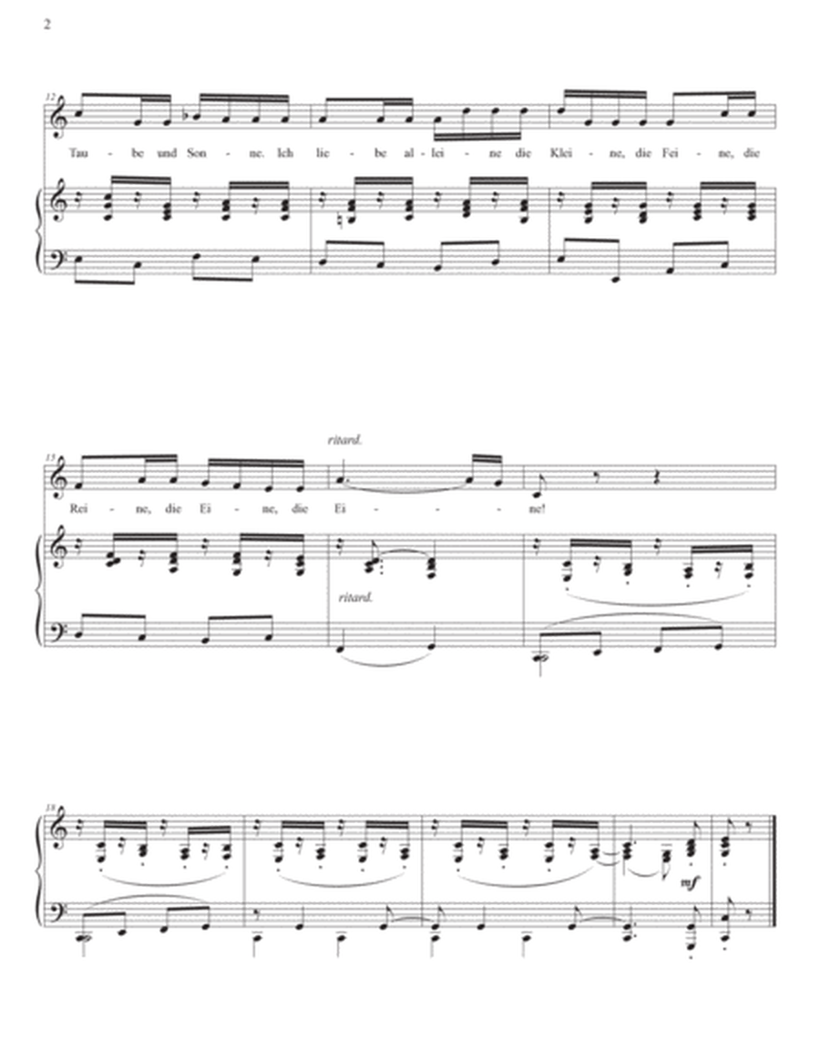 SCHUMANN: Die Rose, die Lilie, Op. 48 no. 3 (transposed to C major, B major, and B-flat major)