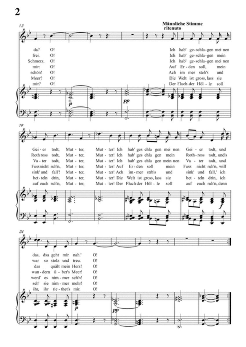 Schubert-Eine altschottische Ballade in g minor,Op.165,No.5,for Vocal and Piano