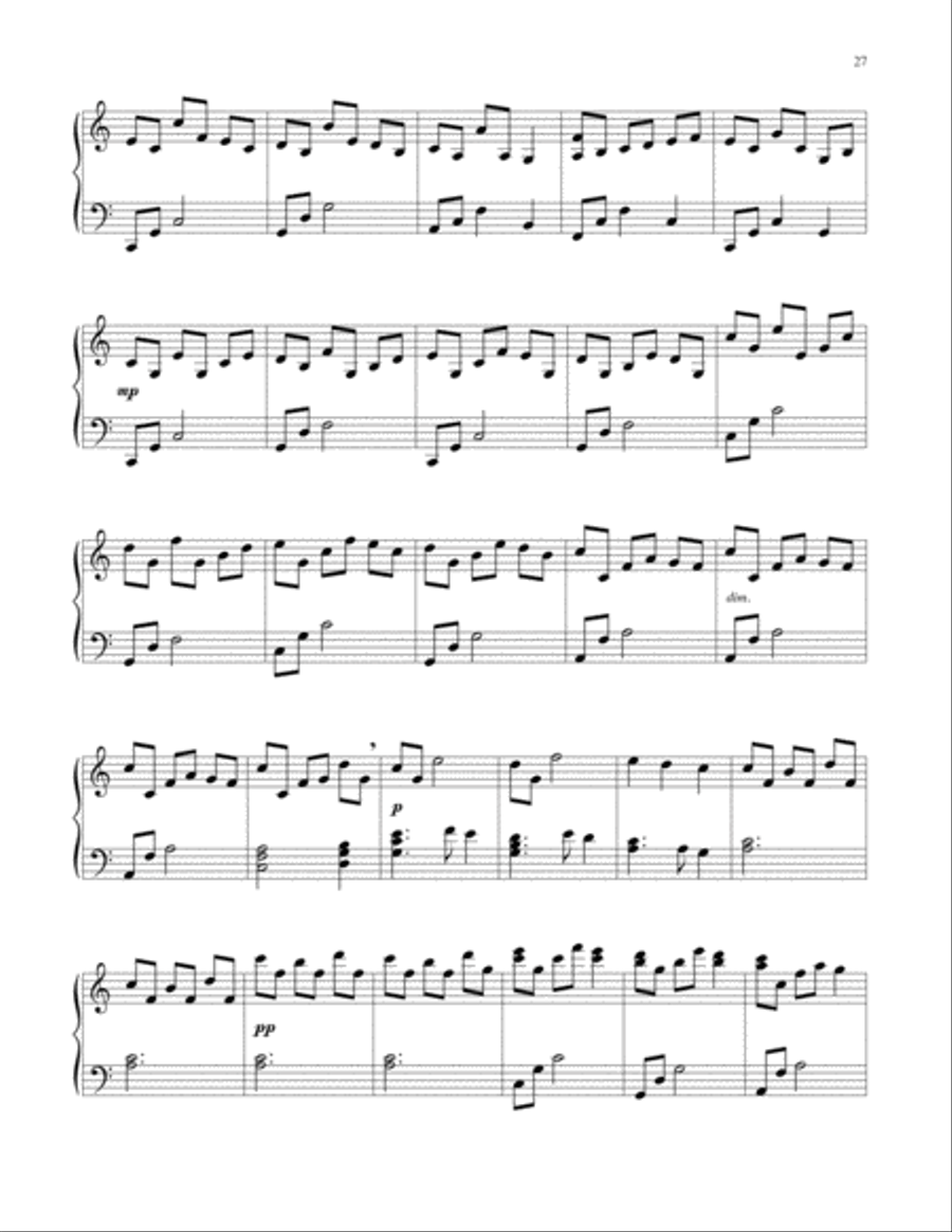 Piano Weavings Volume 2 Piano Solo scores gallery preview page 28