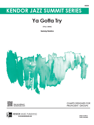 Book cover for Ya Gotta Try...Harder