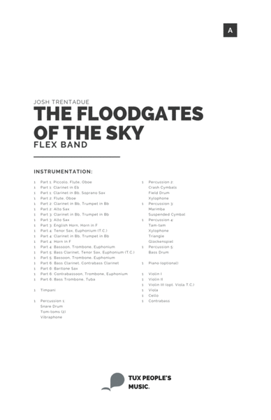 The Floodgates of the Sky
