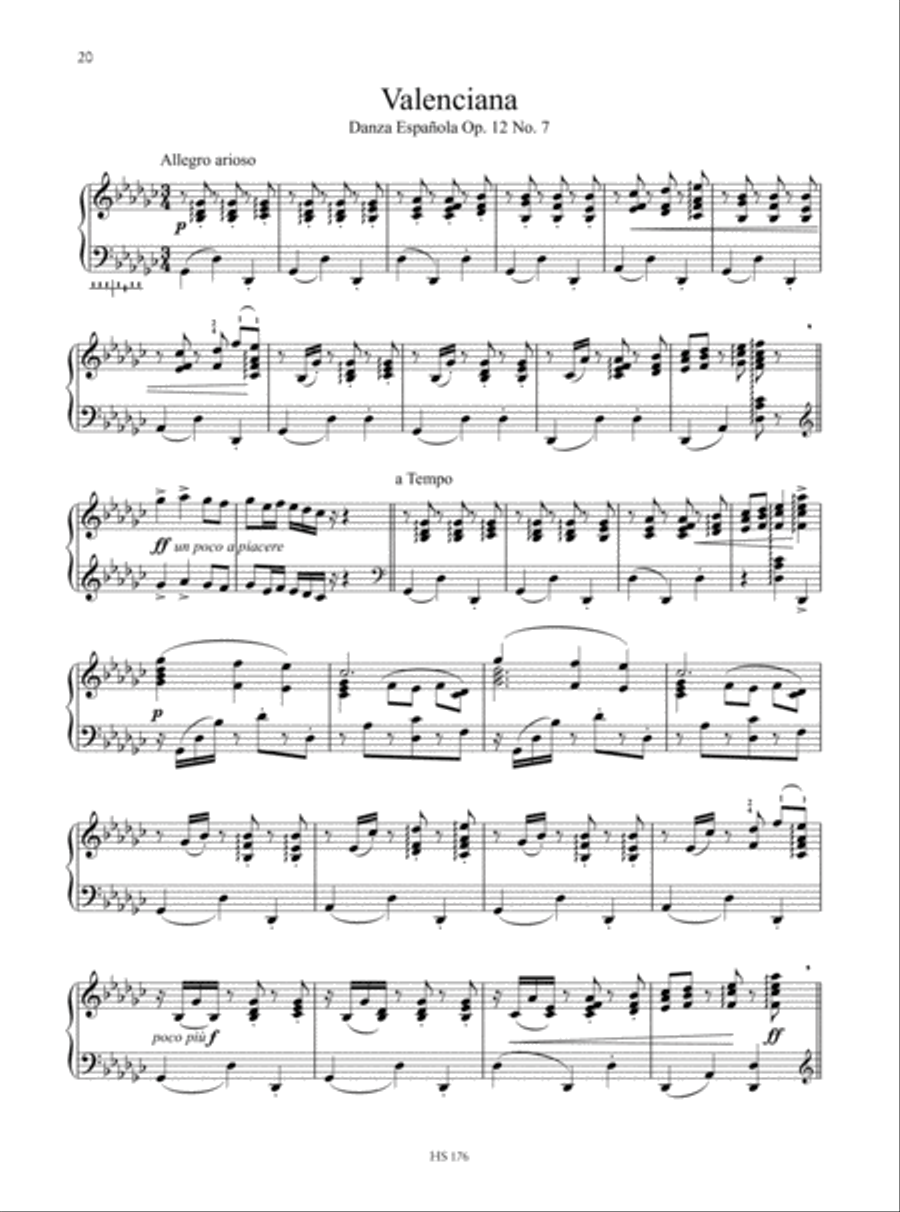 Granados Album for Harp Harp scores gallery preview page 5