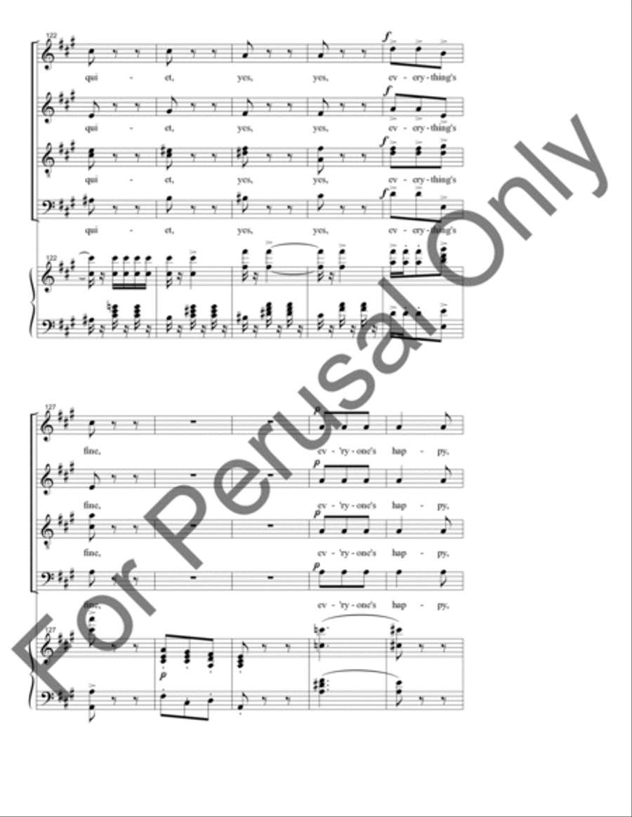 Chorus of the Servants Chorus of the Servants 4-Part scores gallery preview page 18