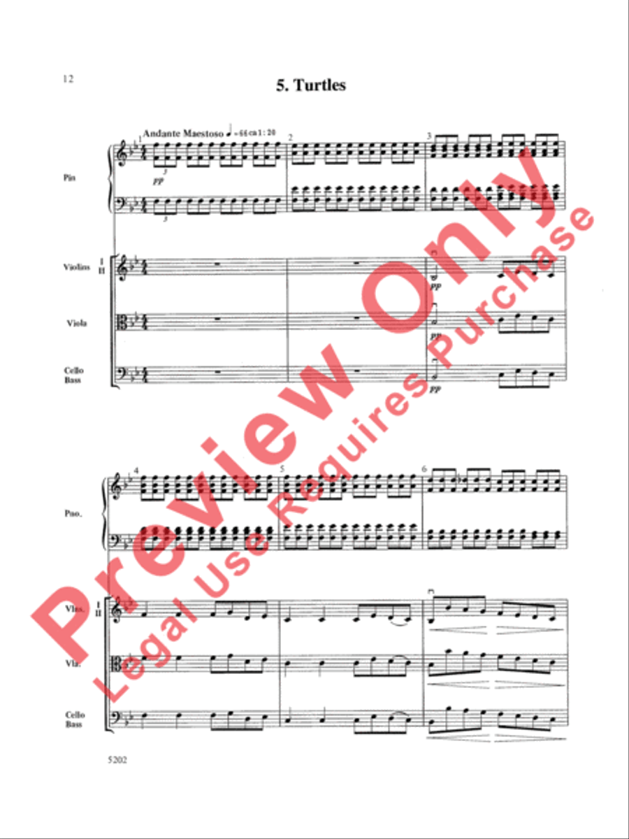 Carnival of the Animals Carnival of the Animals String Orchestra scores gallery preview page 13